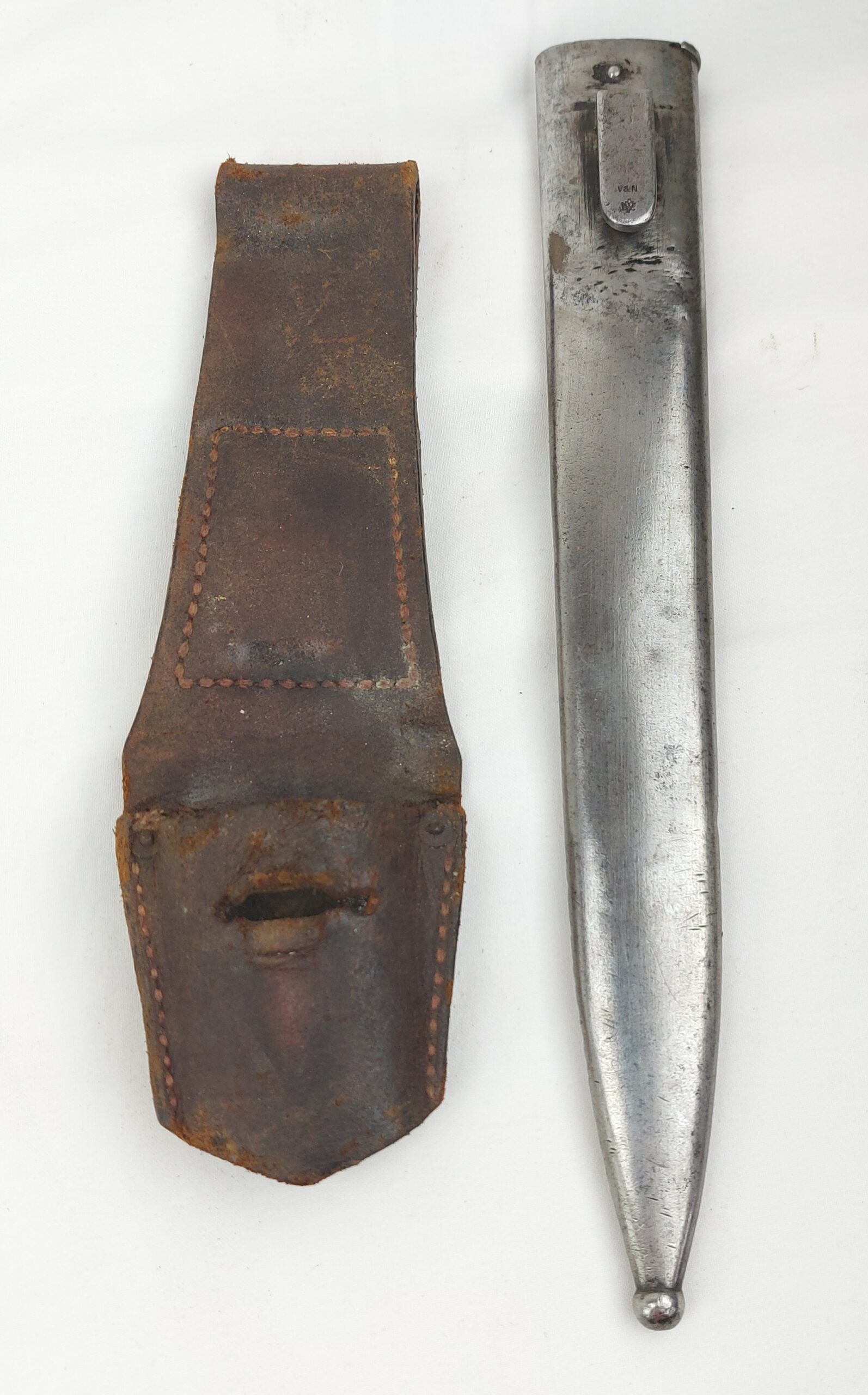 Bulgarian M1888 Bayonet by Avramov & Kovachev and V&N Scabbard and Frog for use with the Mannlicher M1888/90 Rifle - Image 15