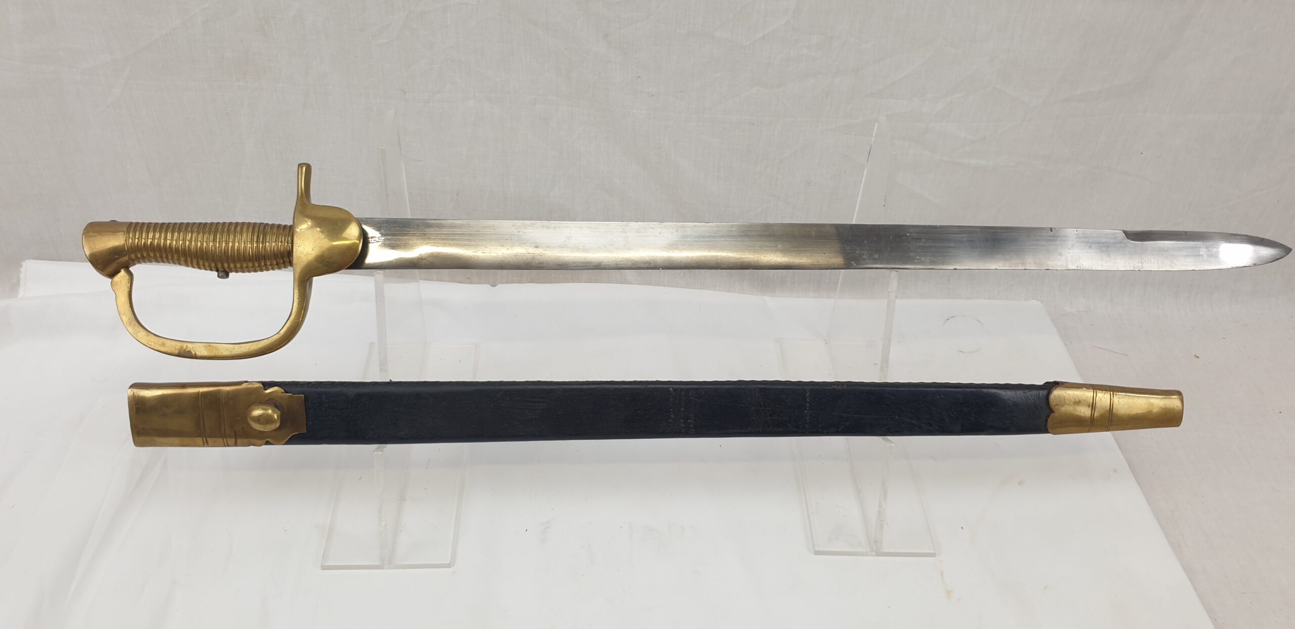 2nd Pattern Baker Rifle Sword Bayonet And Scabbard By Osborn And Gunby - Image 4