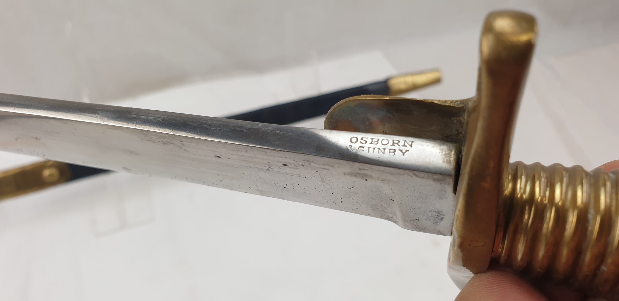 2nd Pattern Baker Rifle Sword Bayonet And Scabbard By Osborn And Gunby - Image 8