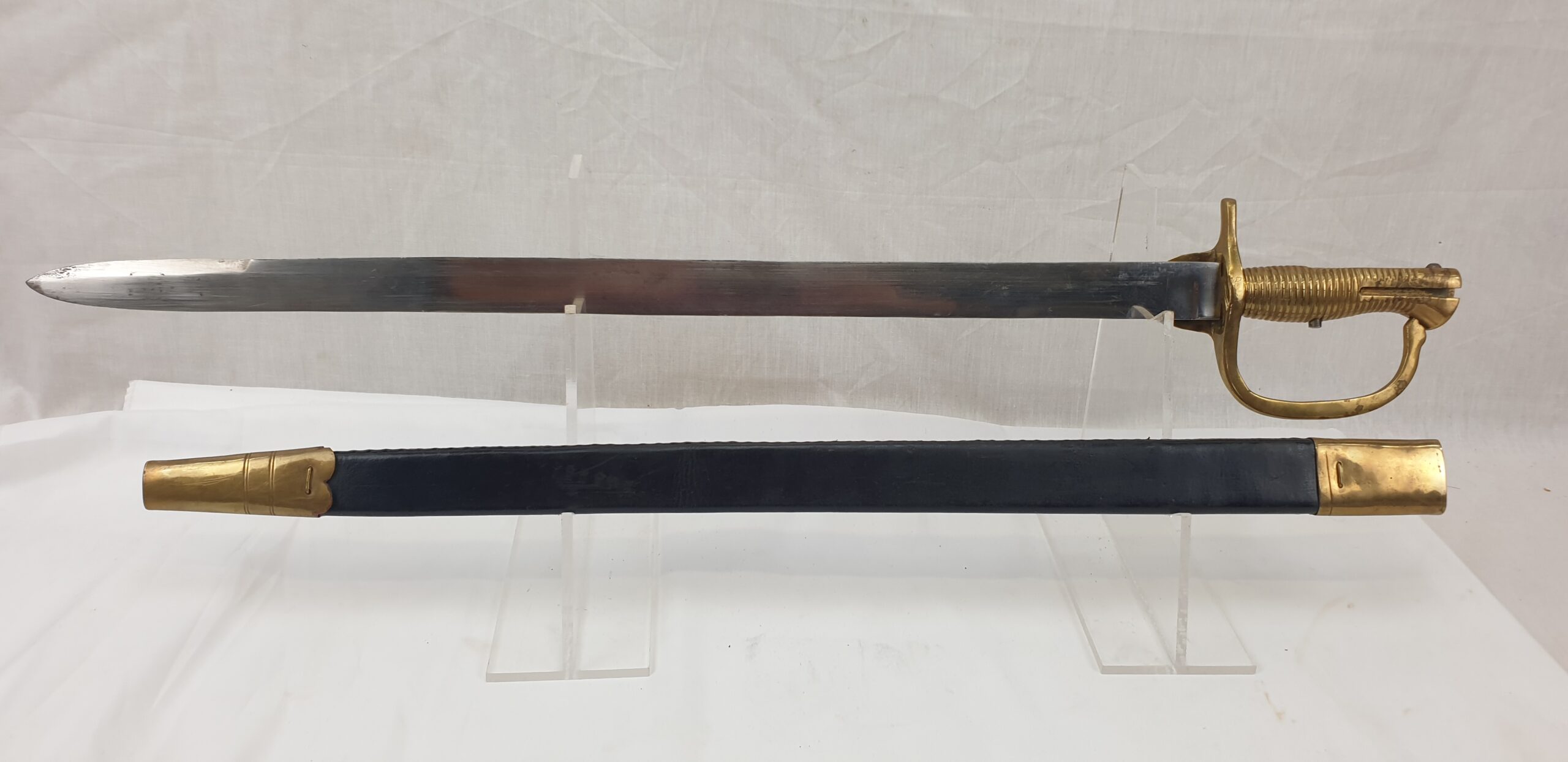 2nd Pattern Baker Rifle Sword Bayonet And Scabbard By Osborn And Gunby - Image 9