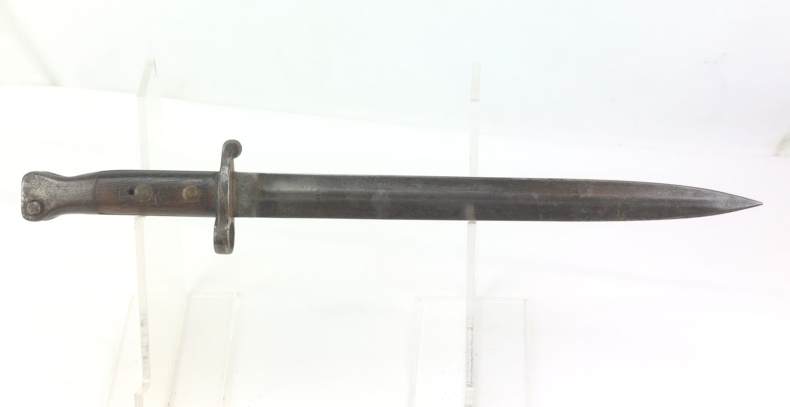British 1888 Pattern, Mk 1. Type 2, Knife Bayonet by Sanderson, Sheffield. Dated 1899