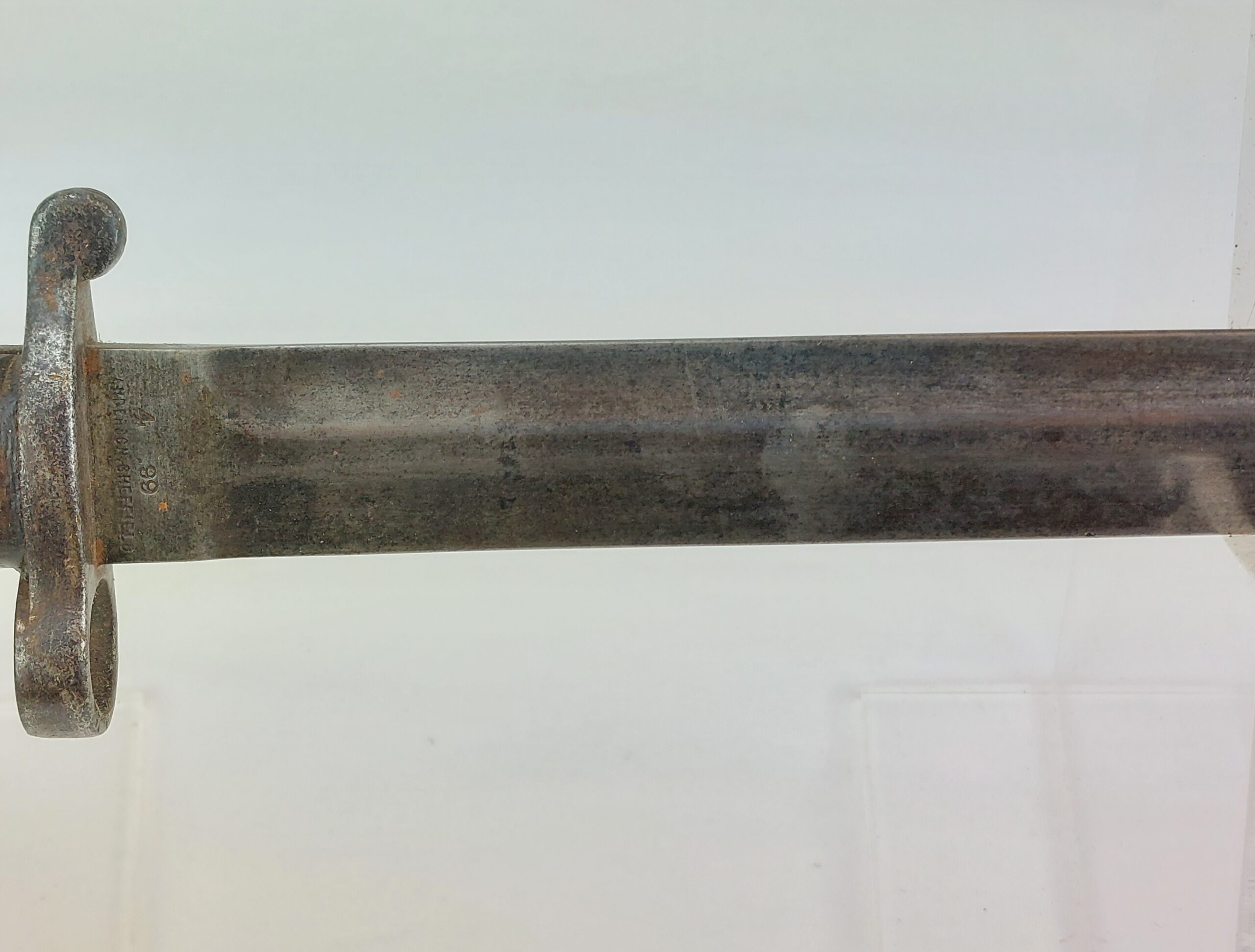 British 1888 Pattern, Mk 1. Type 2, Knife Bayonet by Sanderson, Sheffield. Dated 1899 - Image 3