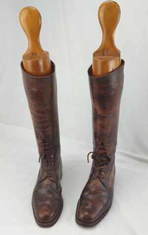 British, WW1, Officers Boots with Original Wooden Lasts/Trees