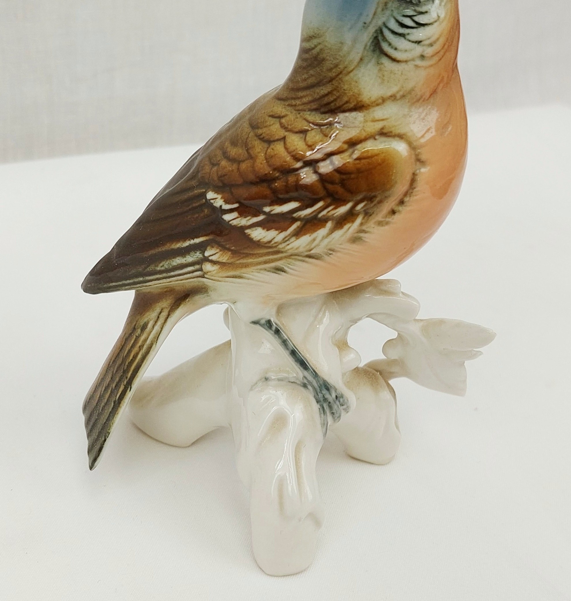 Circa 1950 Karl Ens Ceramic Common Chaffinch Bird - Image 5