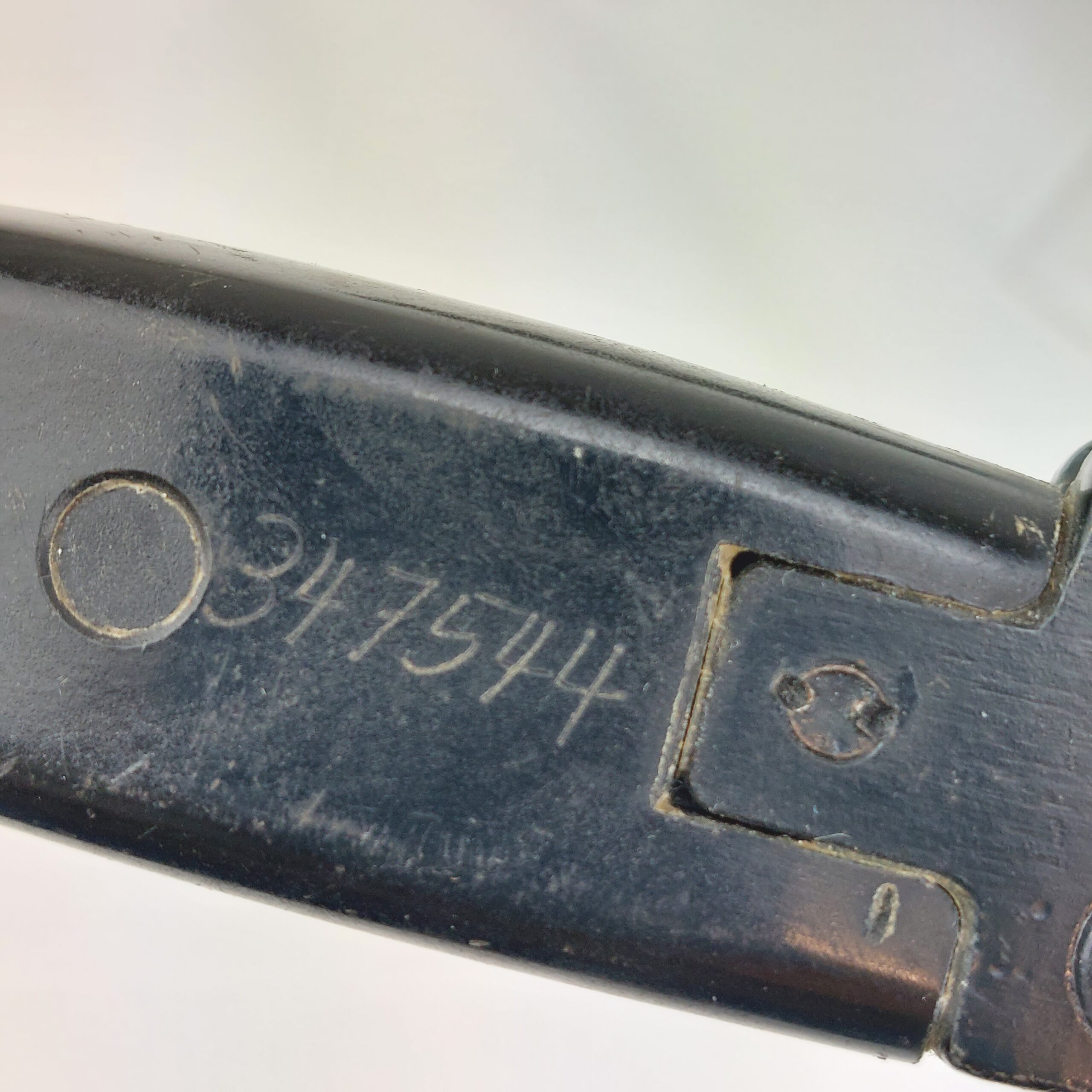 East German AKM Type II Bayonet G36 Conversion and Scabbard. 1996. - Image 10