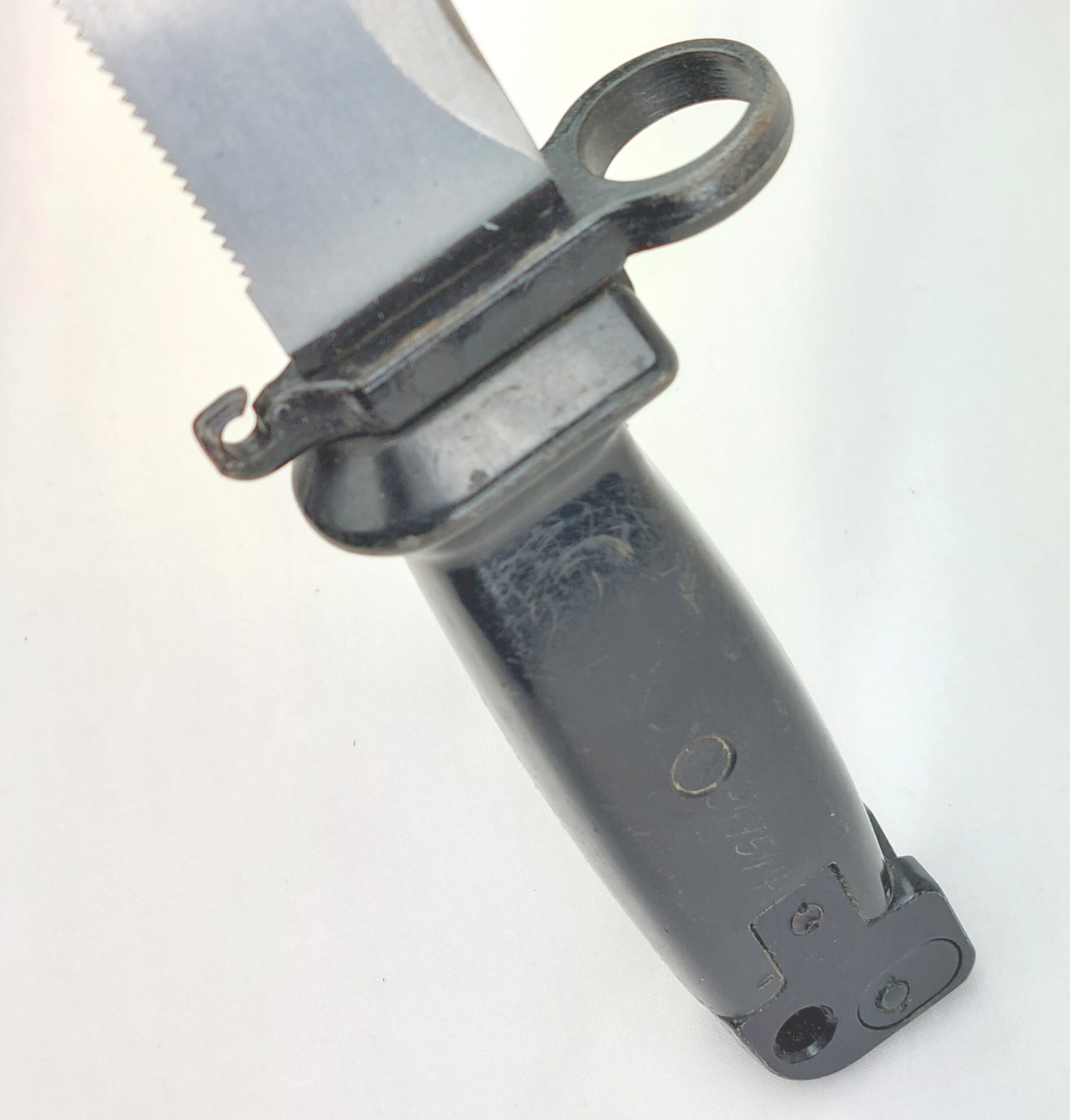 East German AKM Type II Bayonet G36 Conversion and Scabbard. 1996. - Image 11