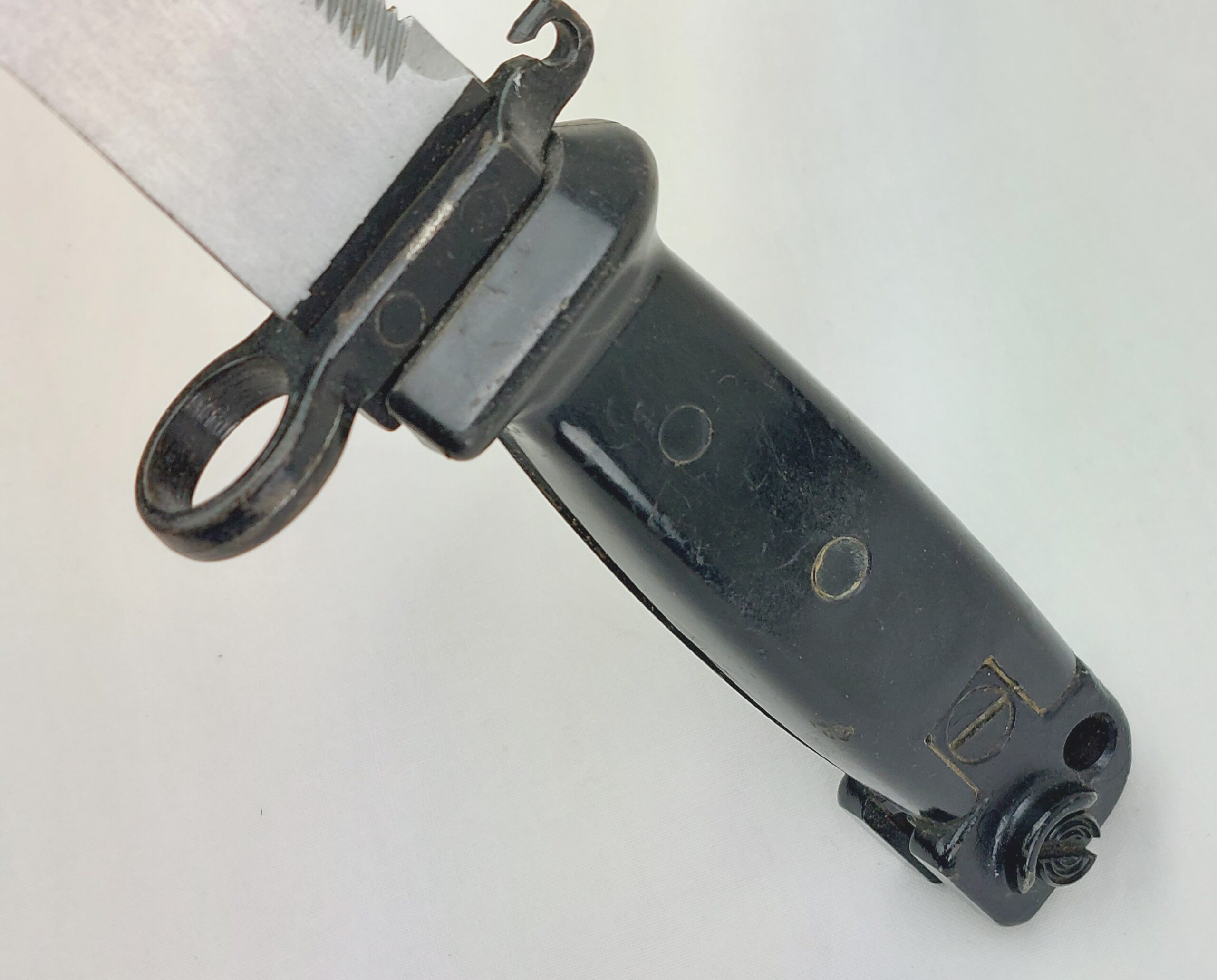 East German AKM Type II Bayonet G36 Conversion and Scabbard. 1996. - Image 13