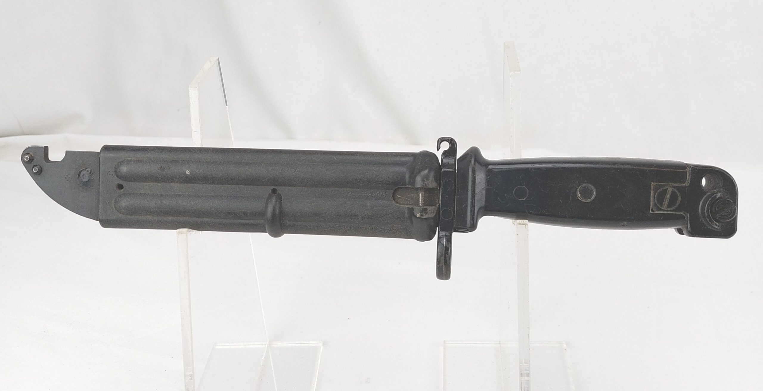 East German AKM Type II Bayonet G36 Conversion and Scabbard. 1996. - Image 5