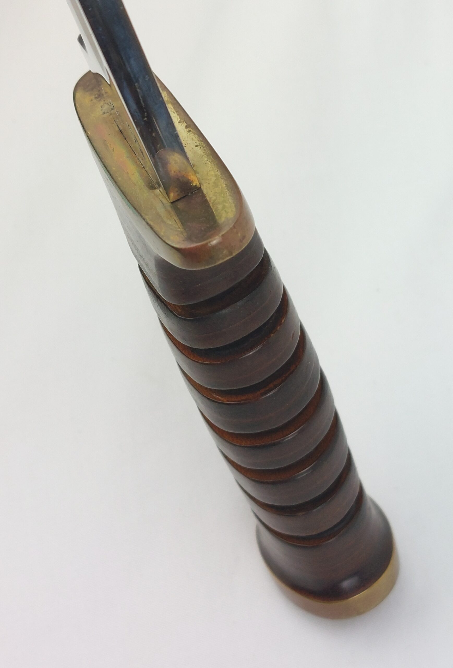 Immaculate Bowie Knife with Warthog Logo and Leather Sheath - Image 12