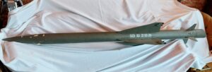 Inert Replica Of A British Rapier Missile In Green