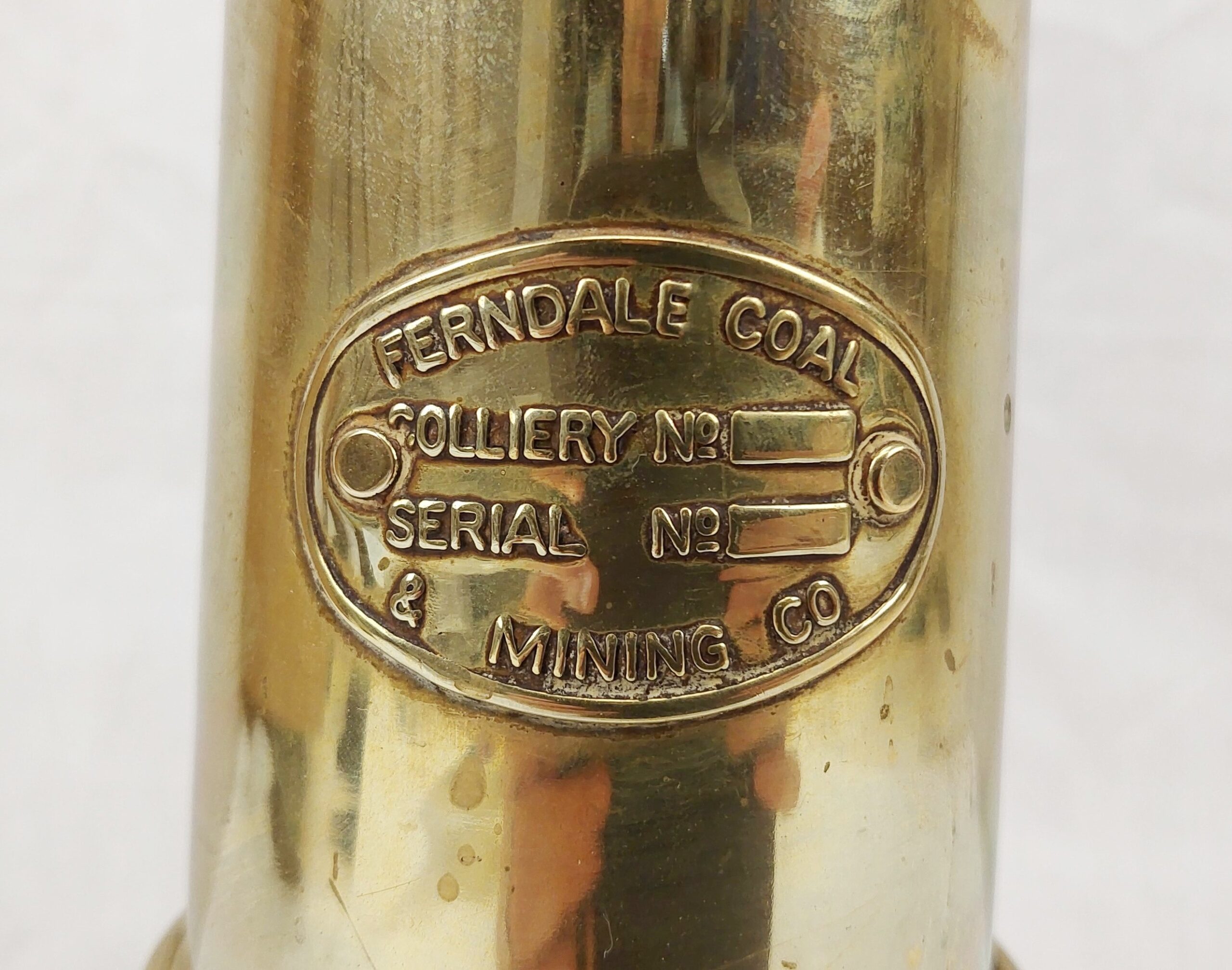 Ferndale Coal & Mining Co. Miners Lamp - Image 2