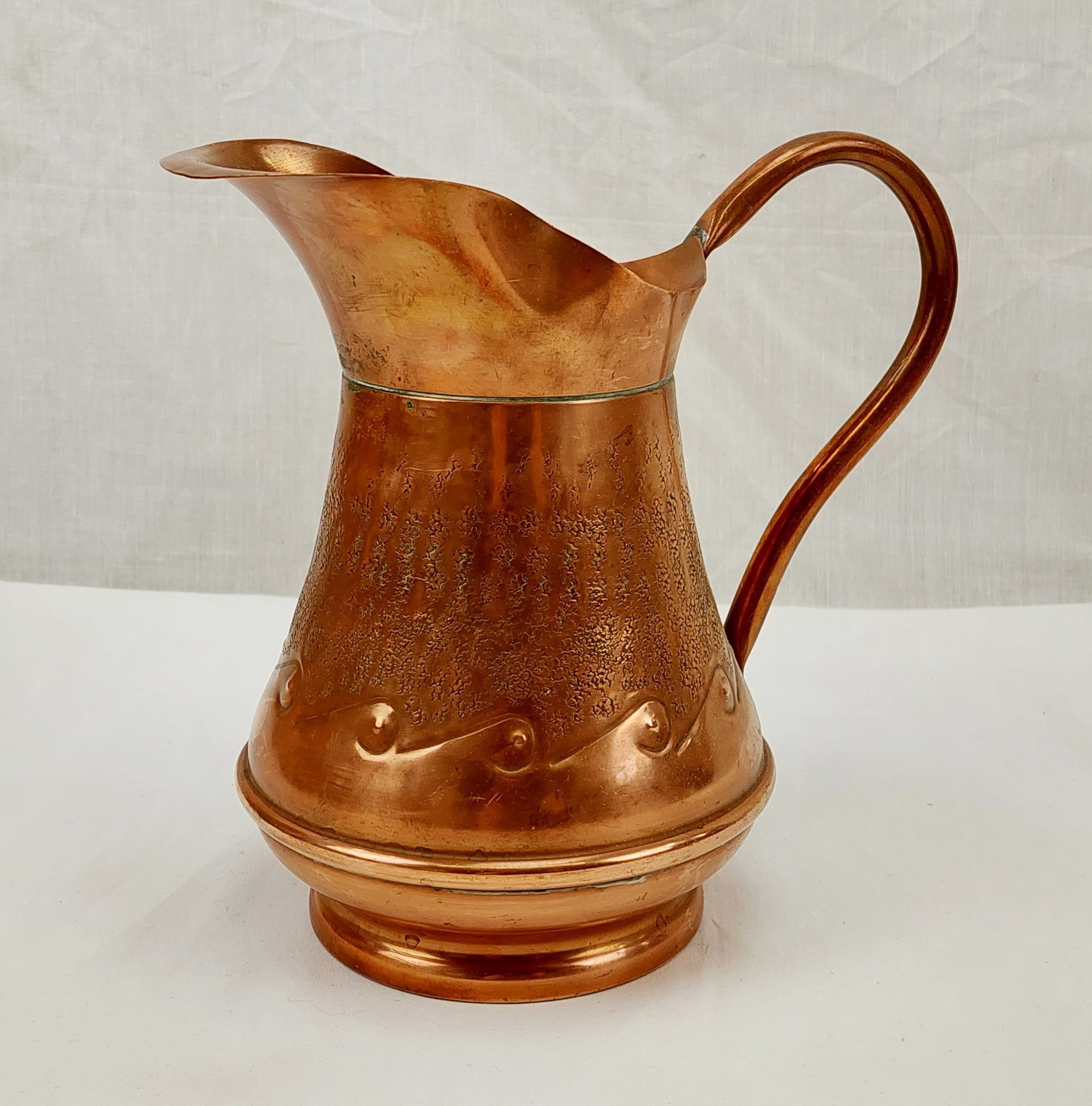 French Art Nouveau Copper Jug by Harvard