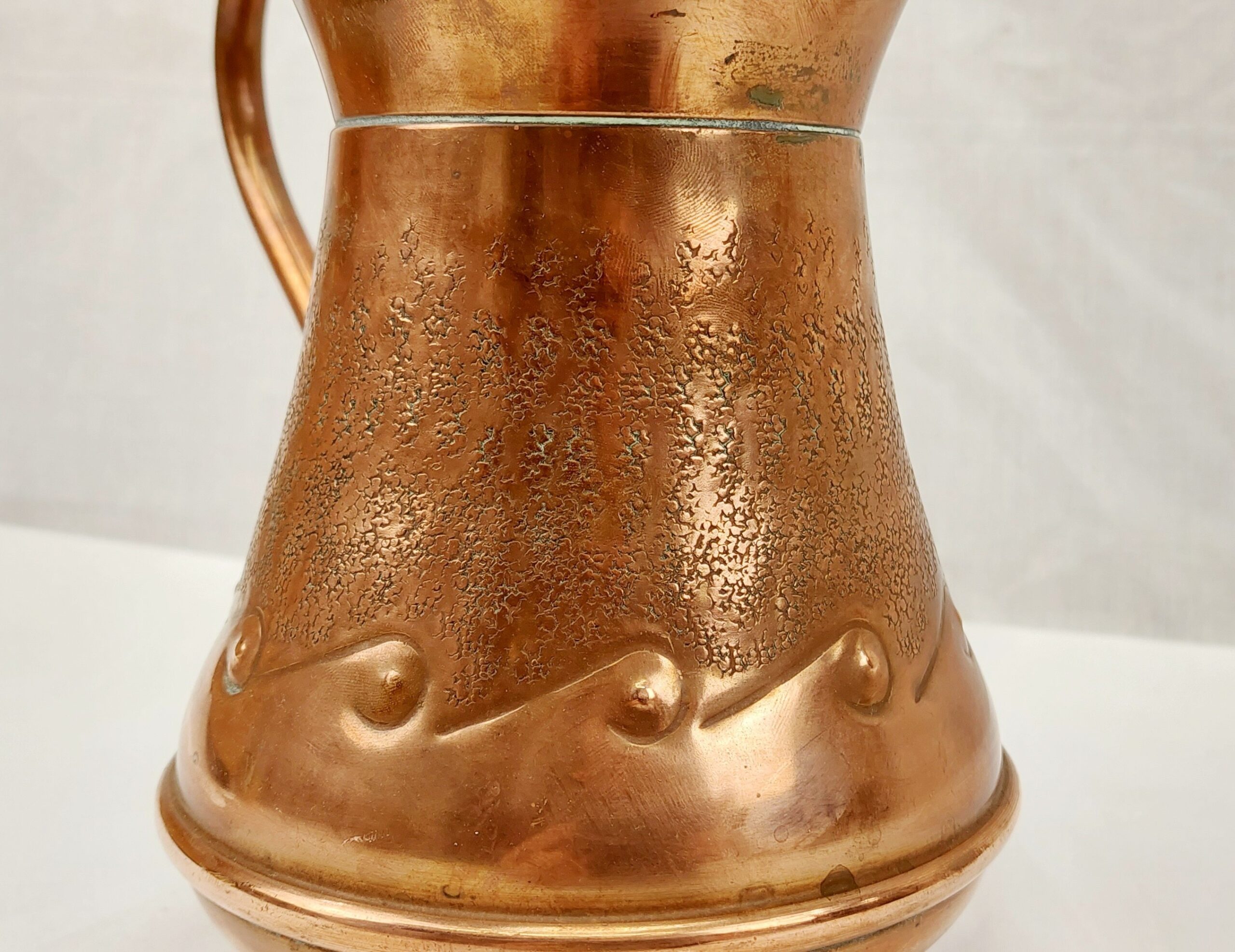French Art Nouveau Copper Jug by Harvard - Image 5