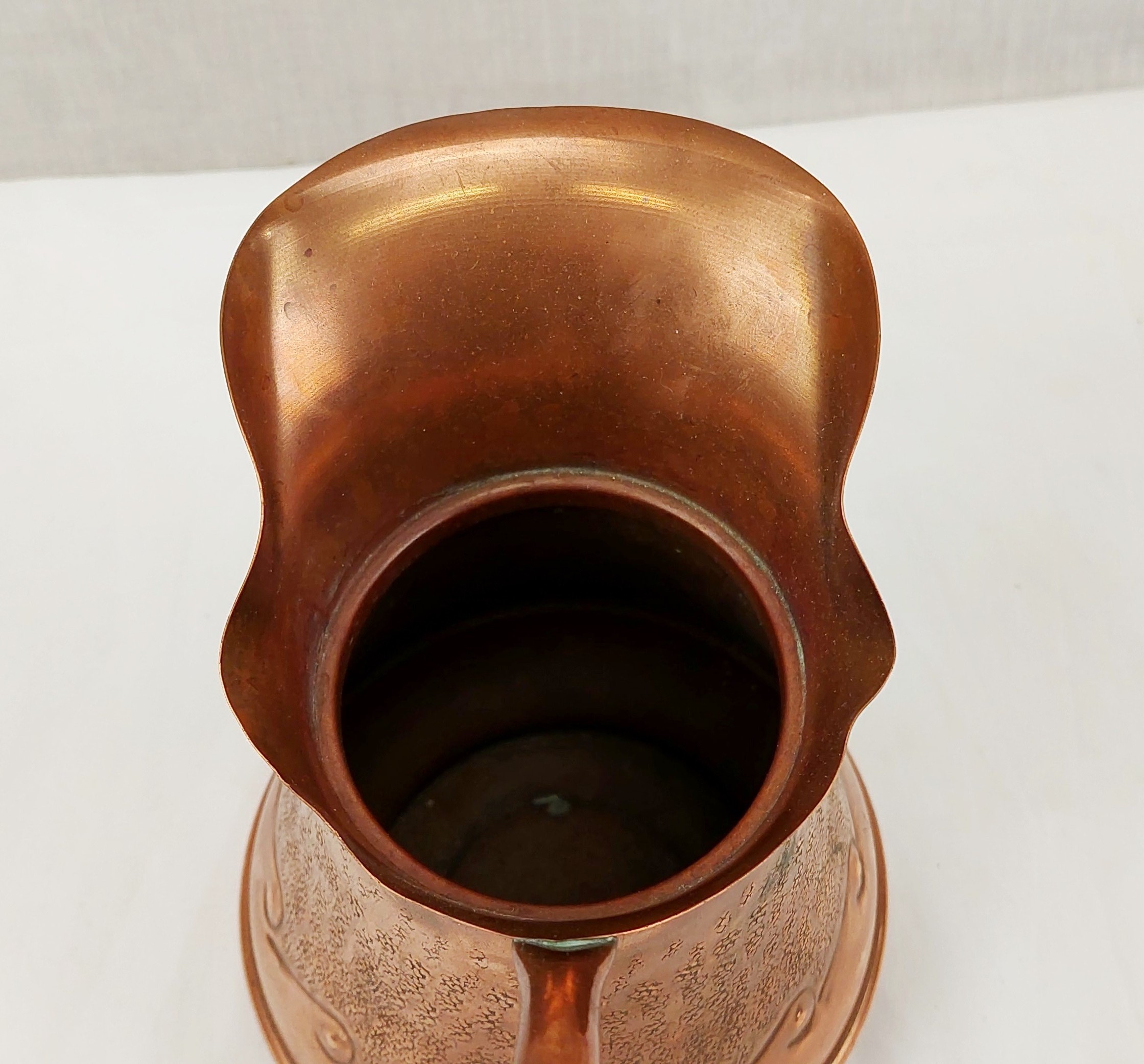 French Art Nouveau Copper Jug by Harvard - Image 6