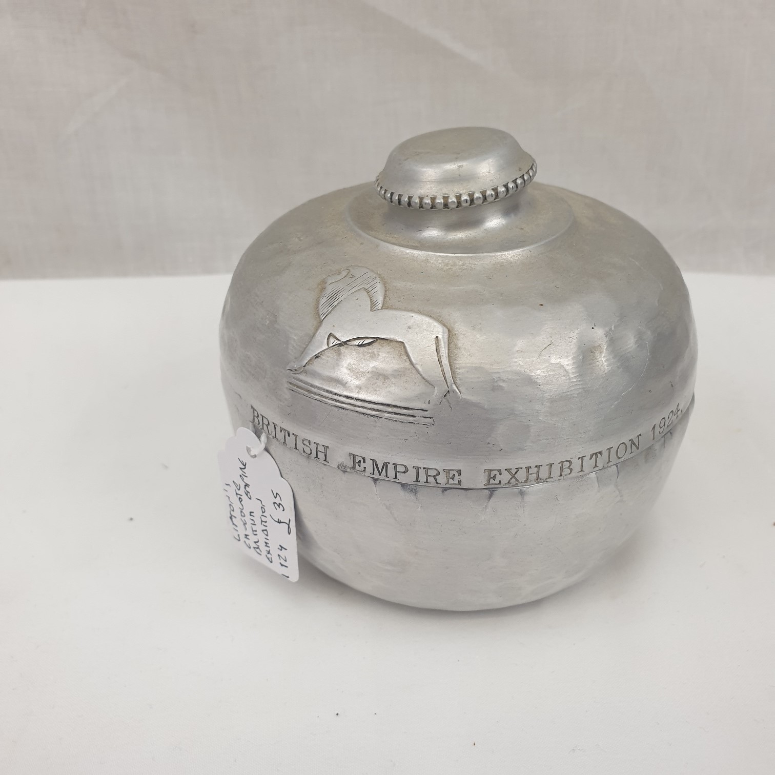 Liptons Chocolate British Empire Exhibition 1924 Tea Caddy #1