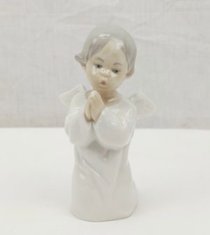 Lladro 4538 Praying Angel Ceramic Figurine