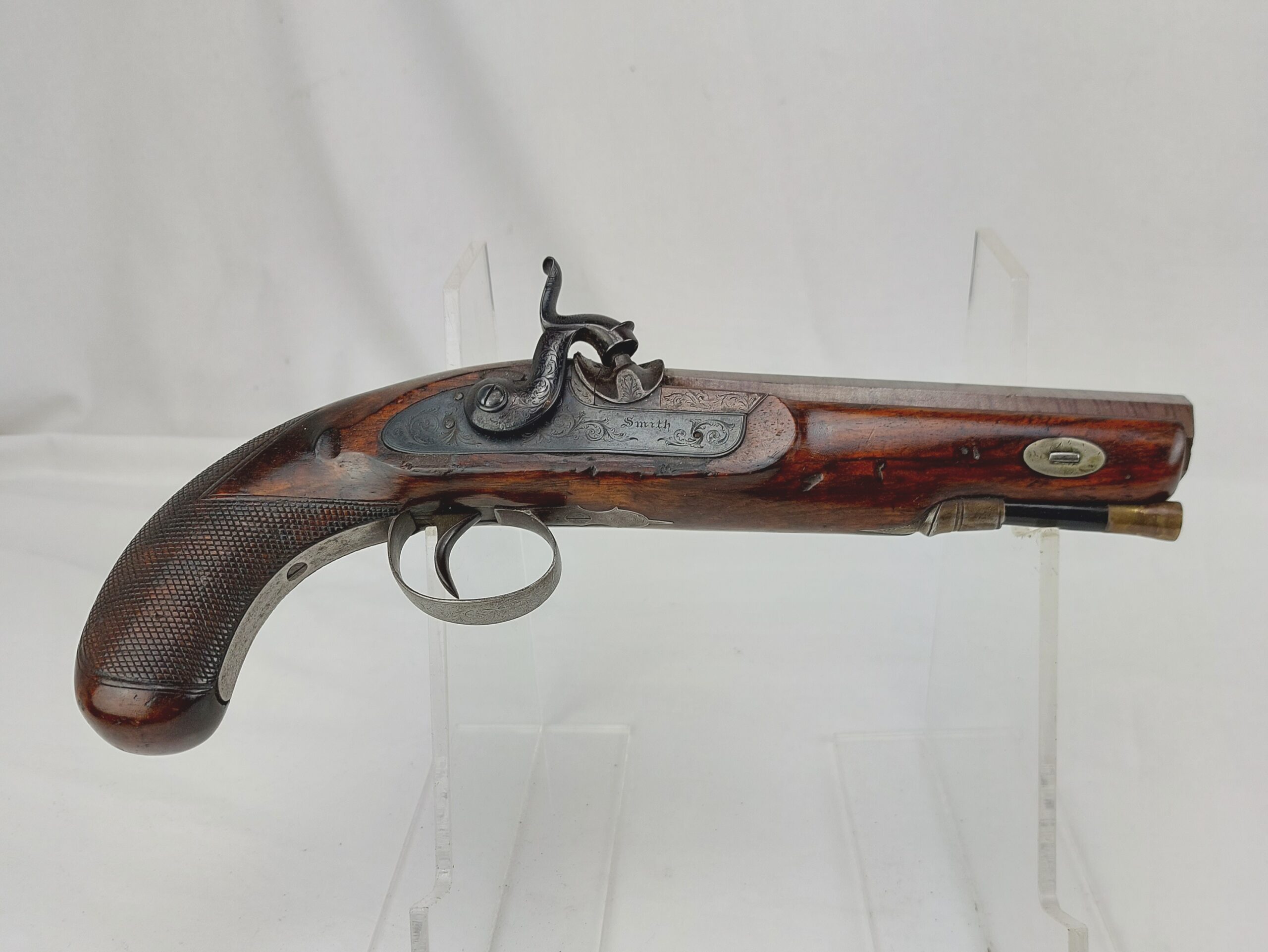 Manstopper Percussion Pistol, by Smith. Obsolete Calibre.