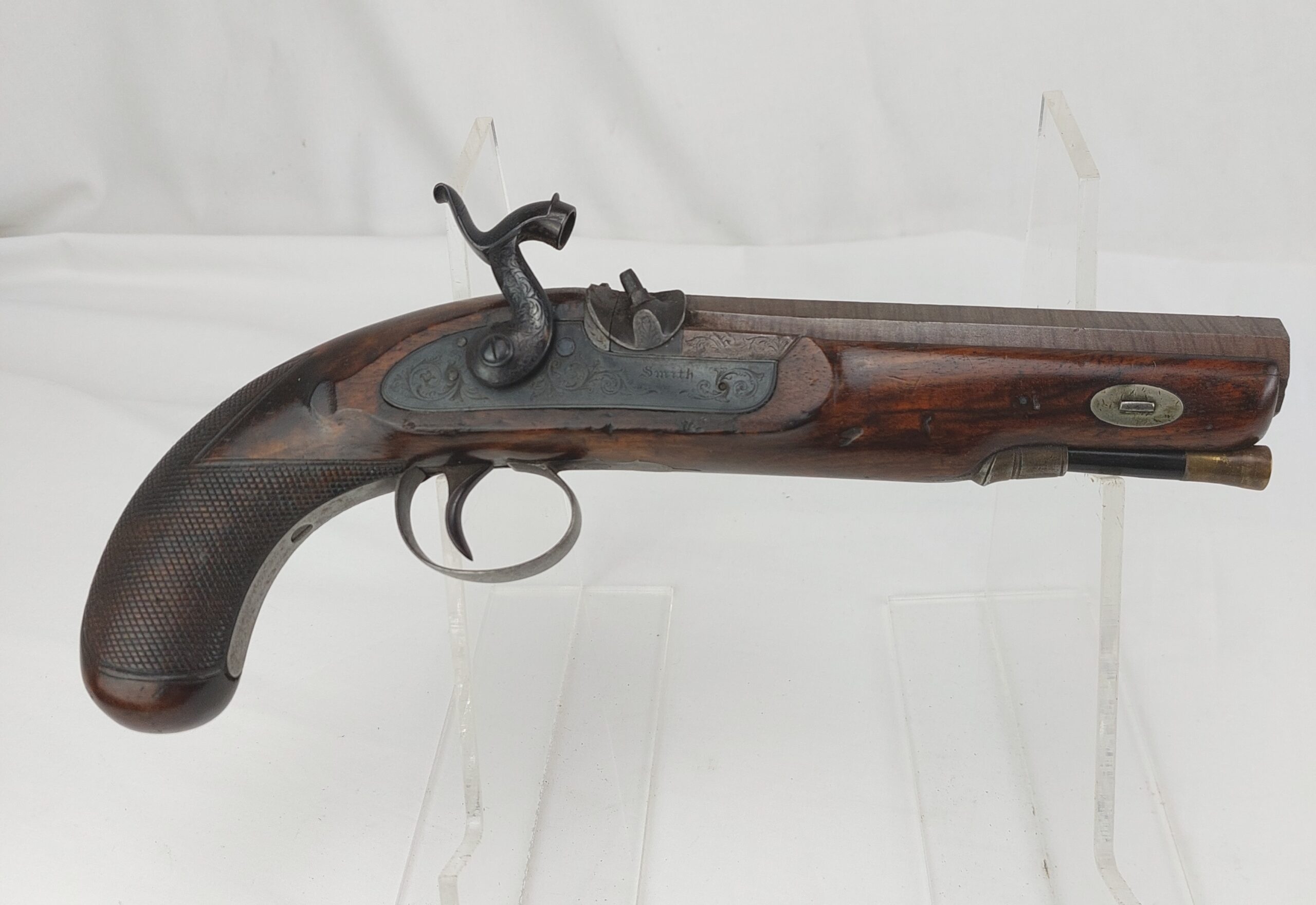 Manstopper Percussion Pistol, by Smith. Obsolete Calibre. - Image 2