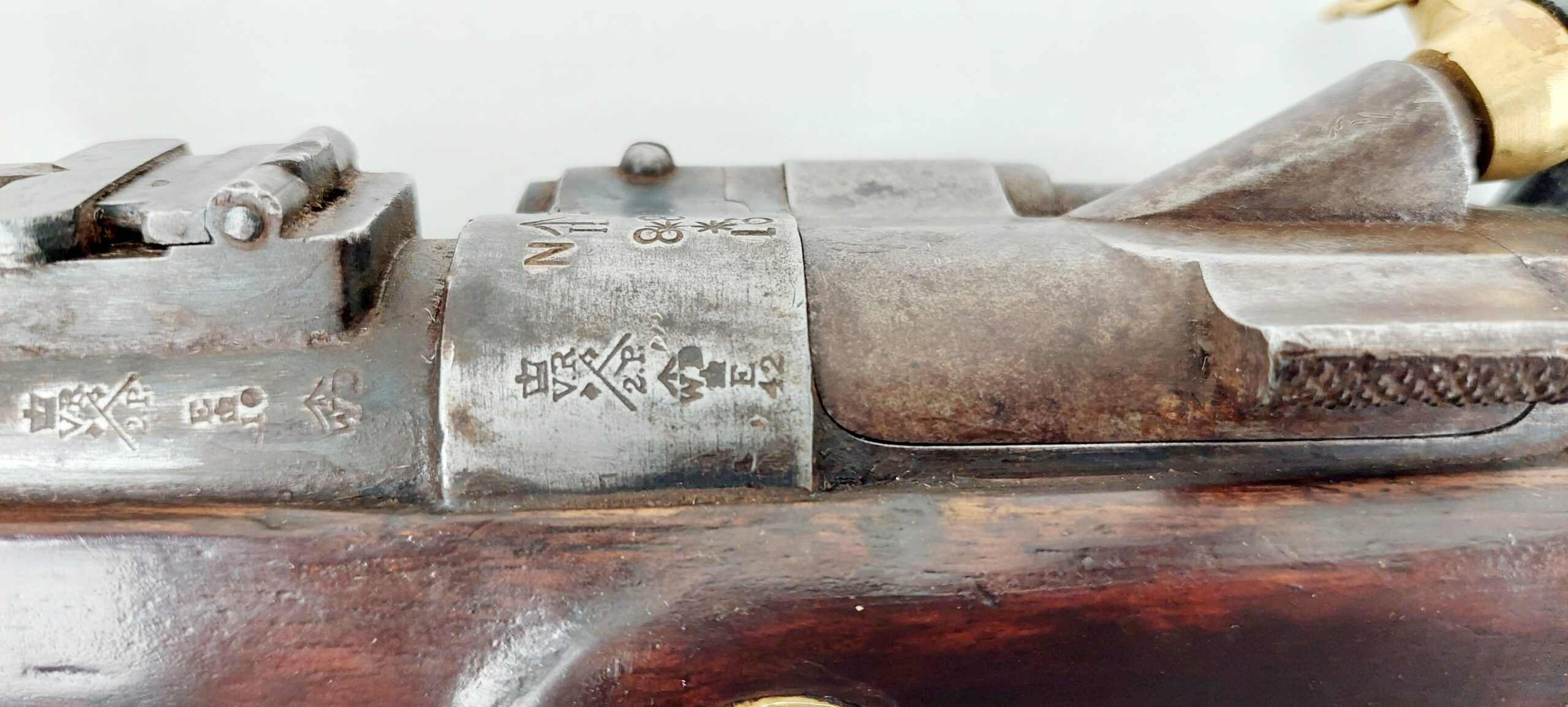 New Zealand Militia 1861 Dated British 1853 Pattern 2 Band Snider Musket - Image 13