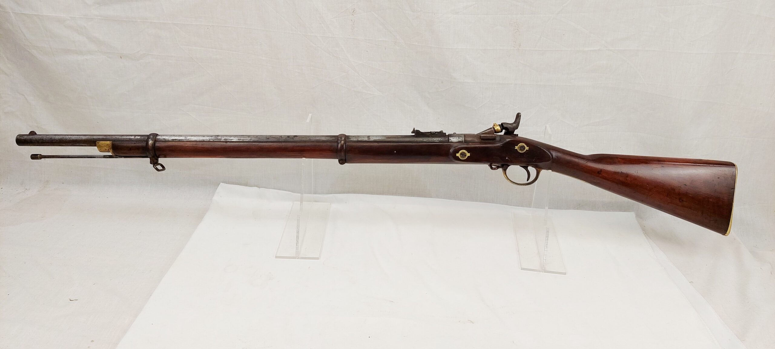 New Zealand Militia 1861 Dated British 1853 Pattern 2 Band Snider Musket - Image 12