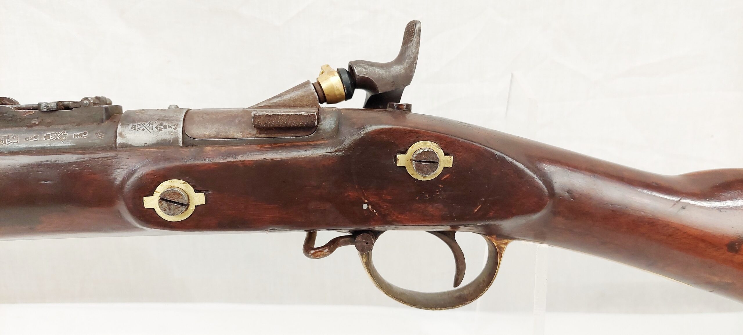 New Zealand Militia 1861 Dated British 1853 Pattern 2 Band Snider Musket - Image 9