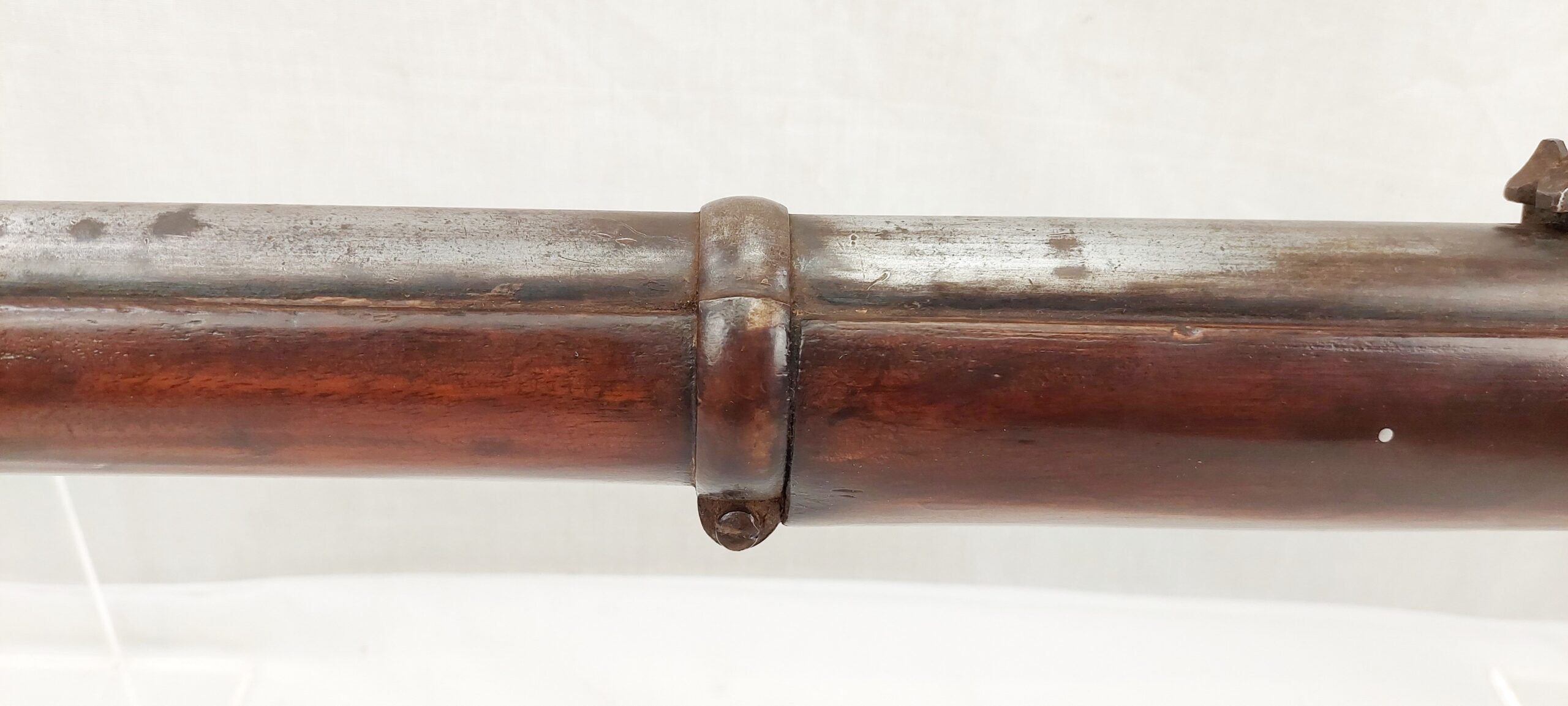 New Zealand Militia 1861 Dated British 1853 Pattern 2 Band Snider Musket - Image 5