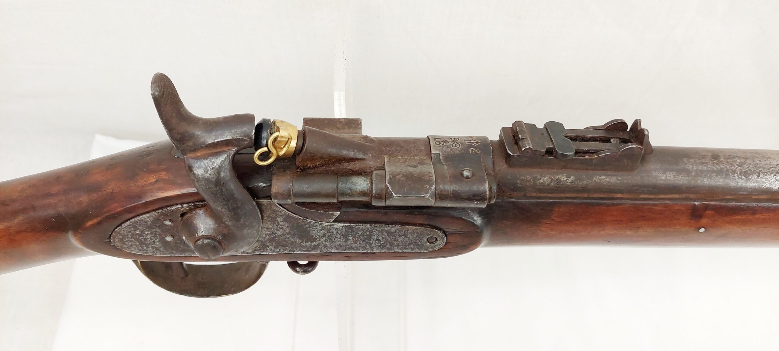New Zealand Militia 1861 Dated British 1853 Pattern 2 Band Snider Musket - Image 18