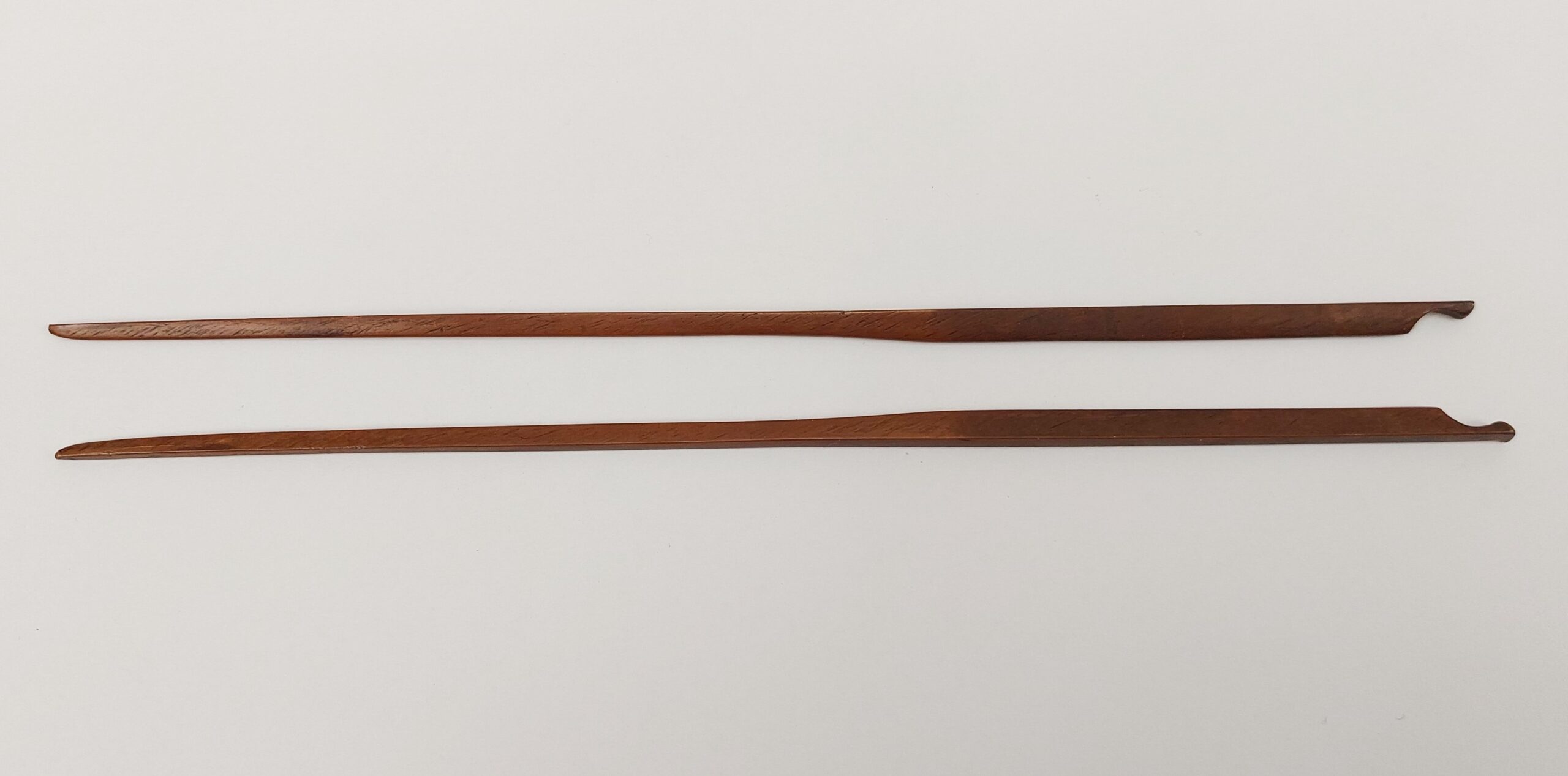 Pair Of Japanese Edo Period Gold Inlaid Katana Kogai - Image 2
