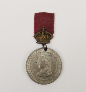 Queens Victorias Golden Jubilee Medal #1
