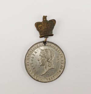 Queens Victorias Golden Jubilee Medal #2