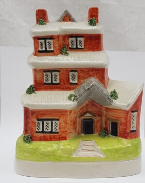 Victorian Staffordshire Flatback House #2