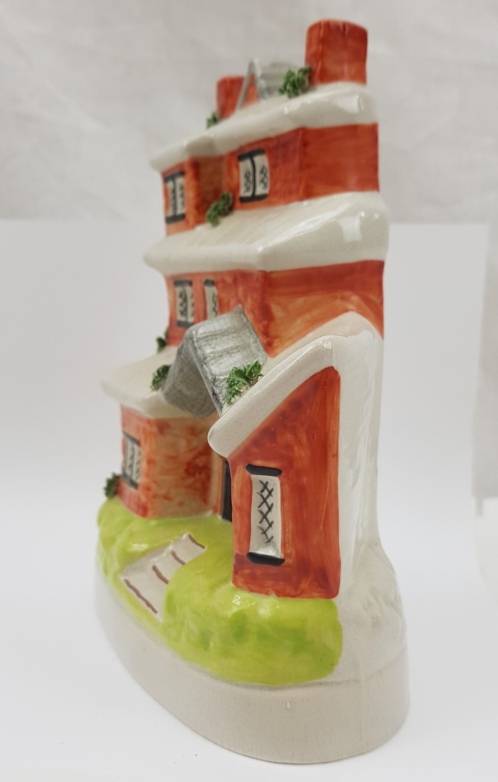 Victorian Staffordshire Flatback House #2 - Image 2