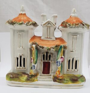 Victorian Staffordshire Flatback House #3