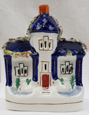 Victorian Staffordshire Flatback House #6