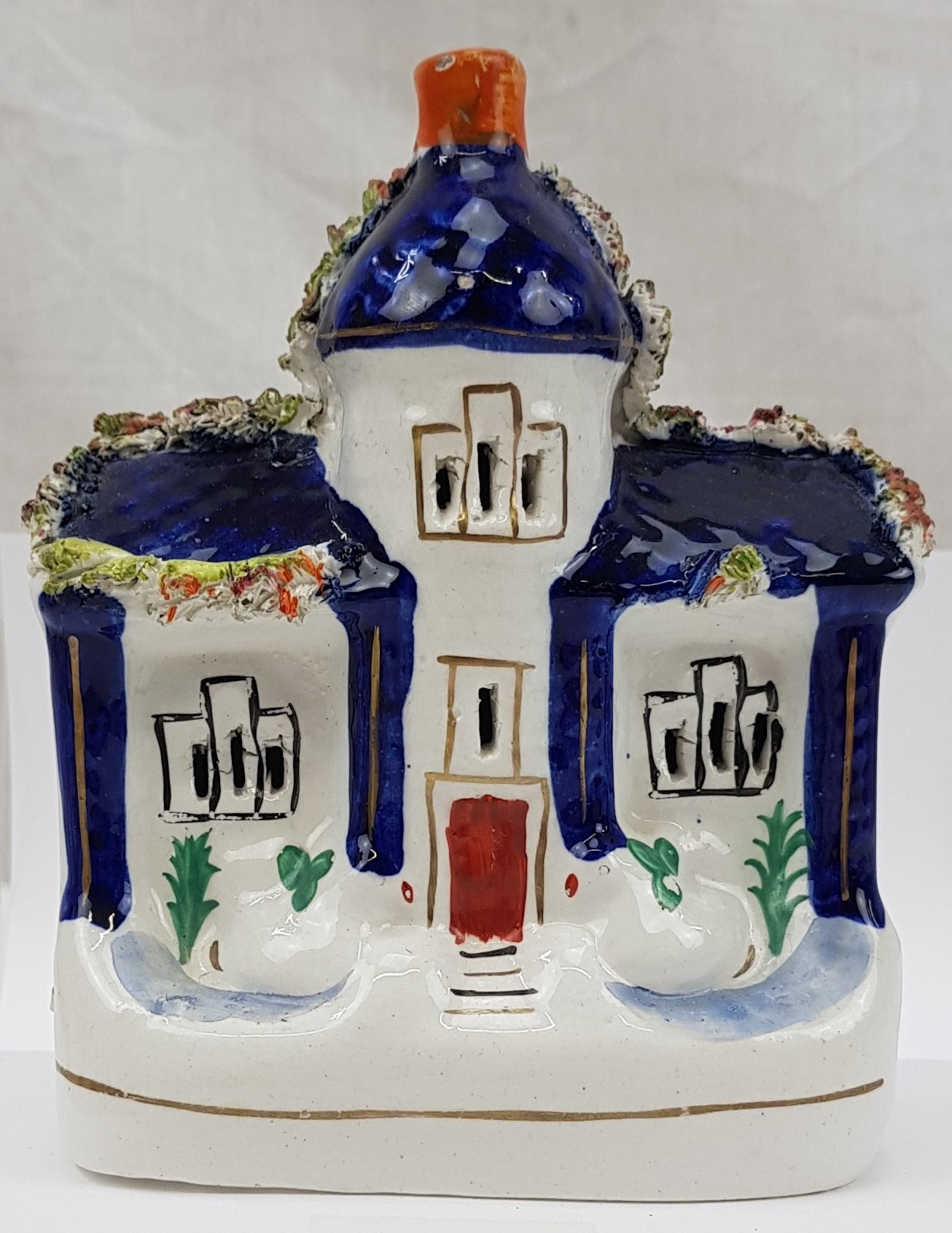 Victorian Staffordshire Flatback House #6