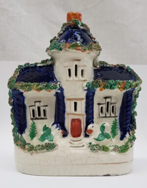 Victorian Staffordshire Flatback House #7