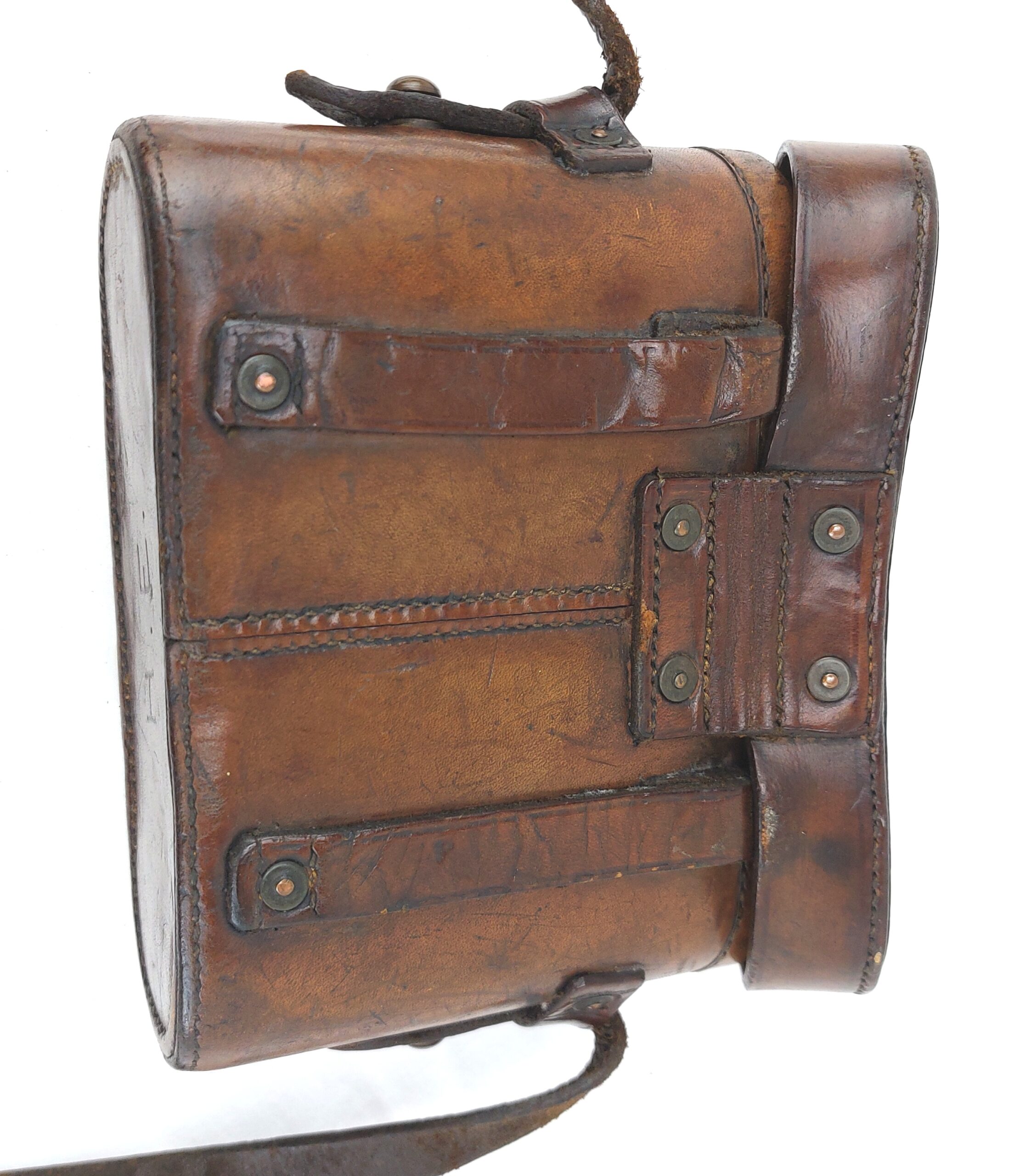 WW1, British army issued, 1917 Field Binoculars with leather case, by A. Kershaw and Son Ltd, Leeds - Image 17