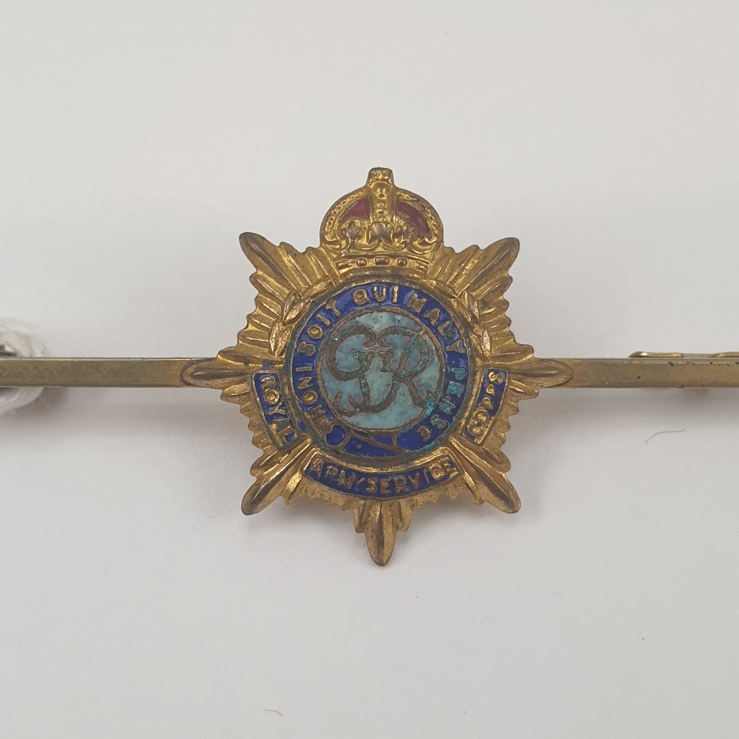 WW2 Royal Army Service Corp Sweetheart Badge - Image 3