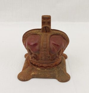 1953 Coronation Metal Crown Money Box