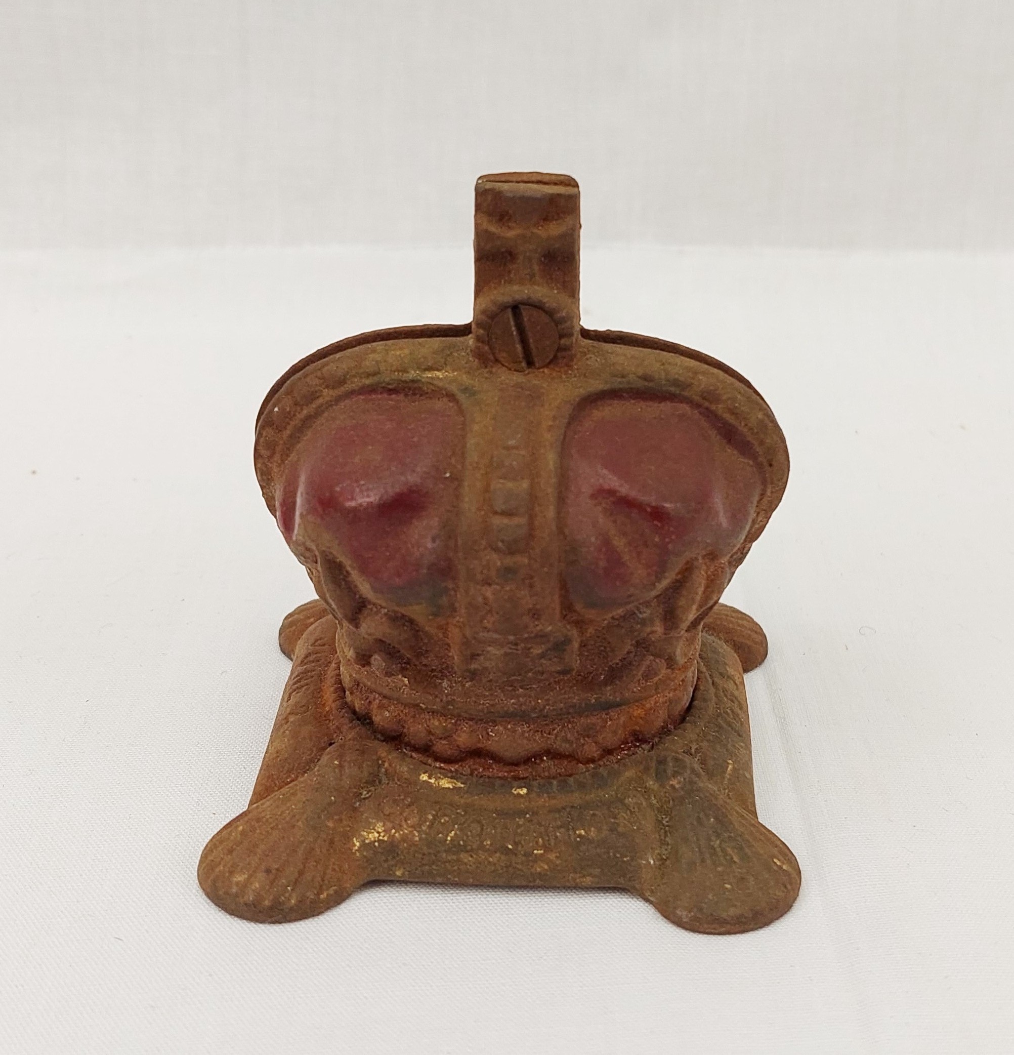 1953 Coronation Metal Crown Money Box