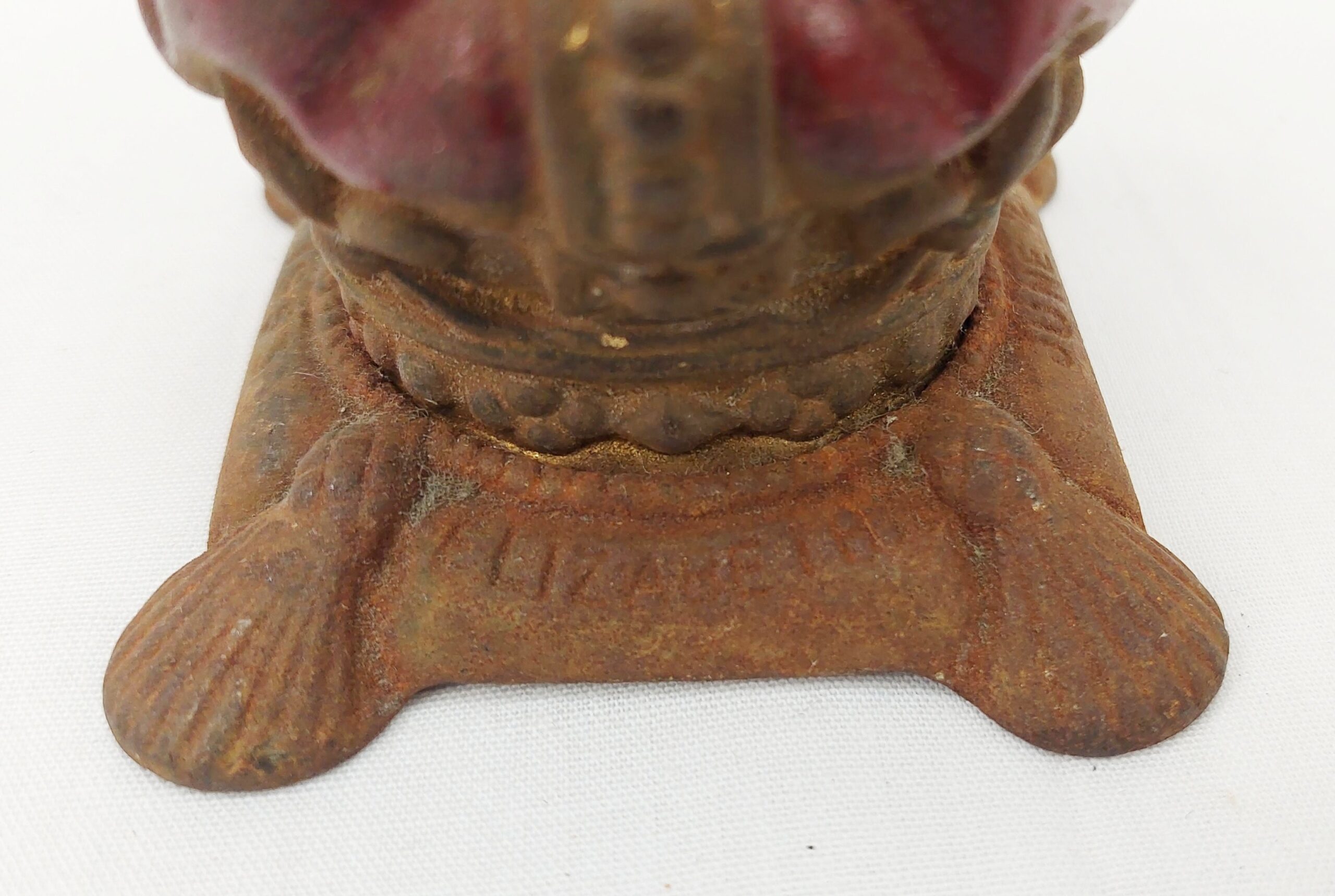 1953 Coronation Metal Crown Money Box - Image 9