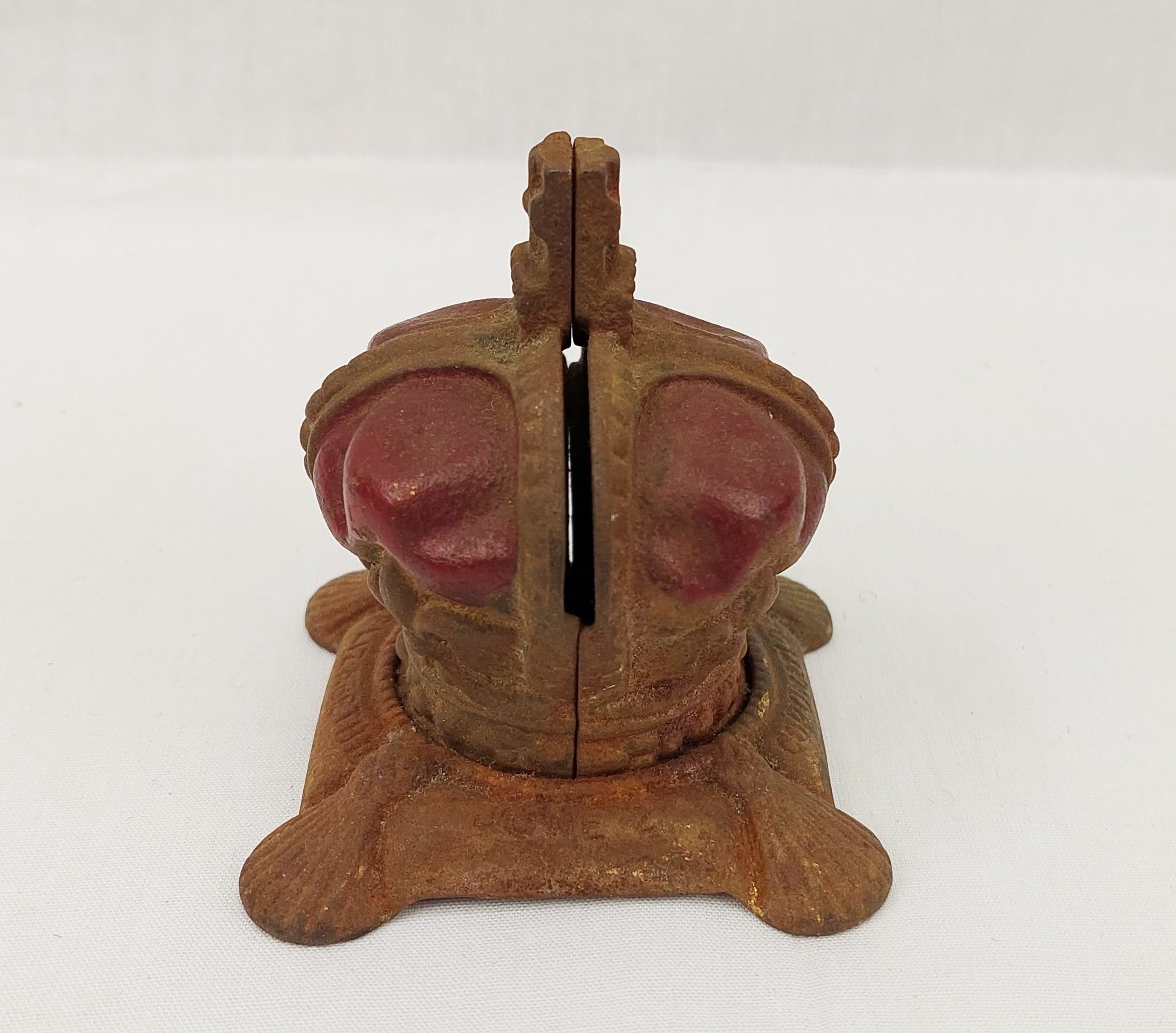 1953 Coronation Metal Crown Money Box - Image 8