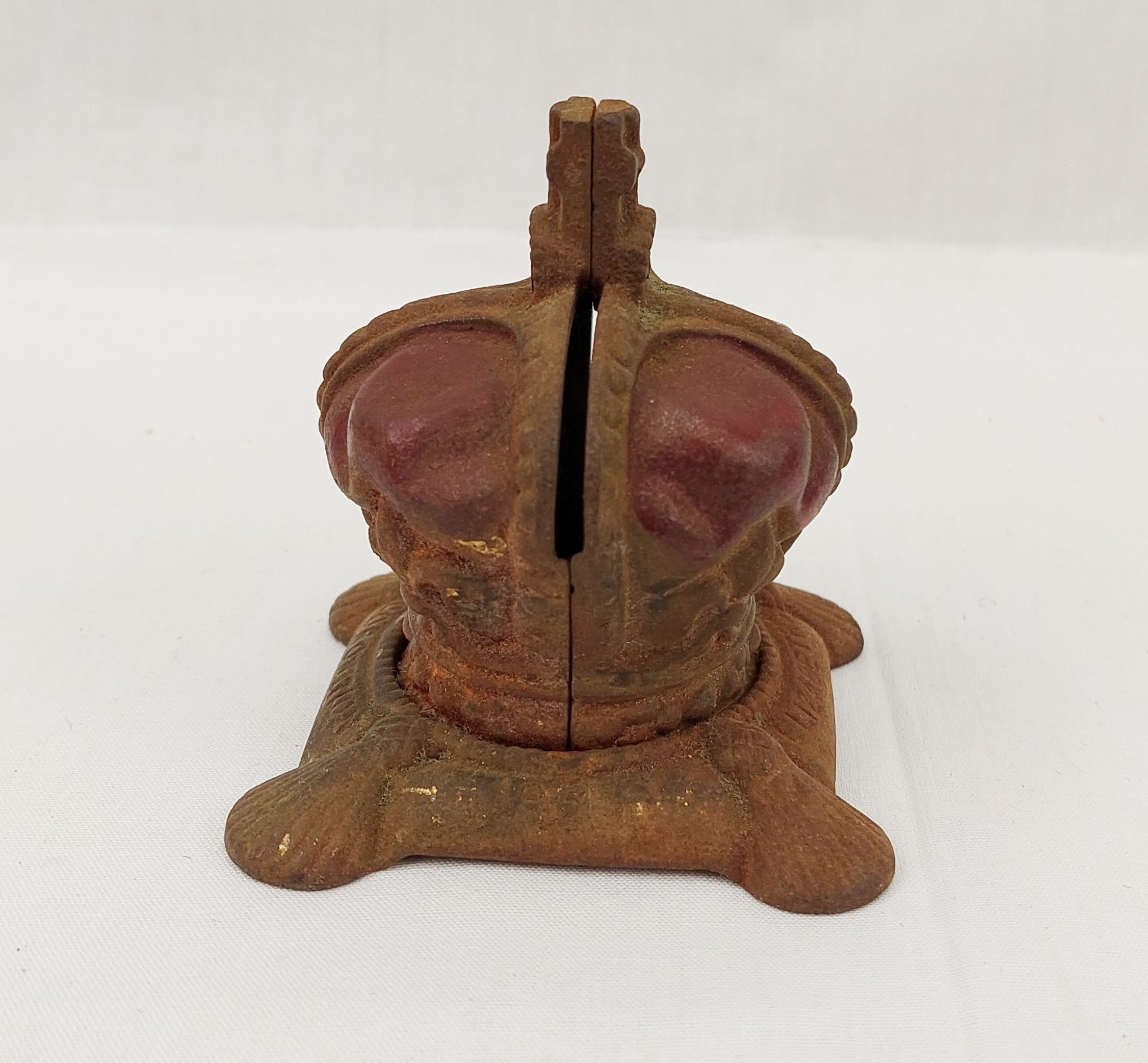 1953 Coronation Metal Crown Money Box - Image 5