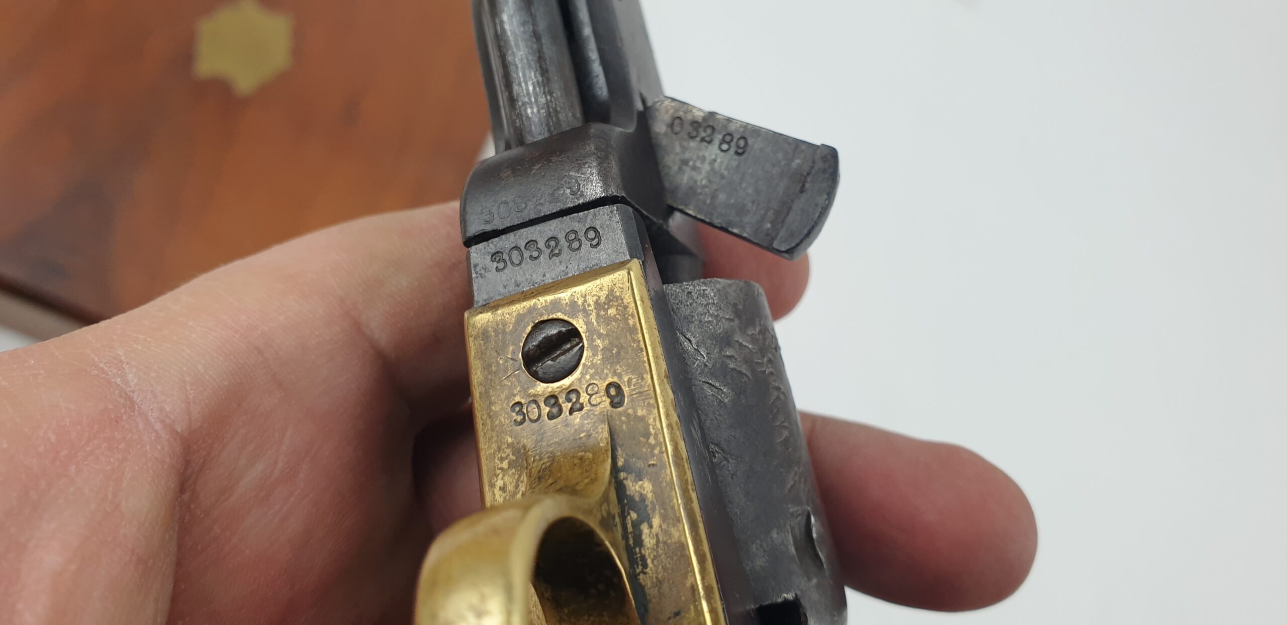 American 1868 Dated .31 Cal. Colt Pocket Revolver, Kit and Box - Image 14