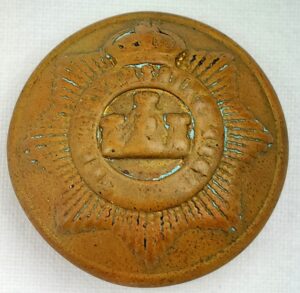 British Army, c1902-53, Devonshire Regiment, Tunic Button, Large 25mm, by Firmin & Sons ltd, London
