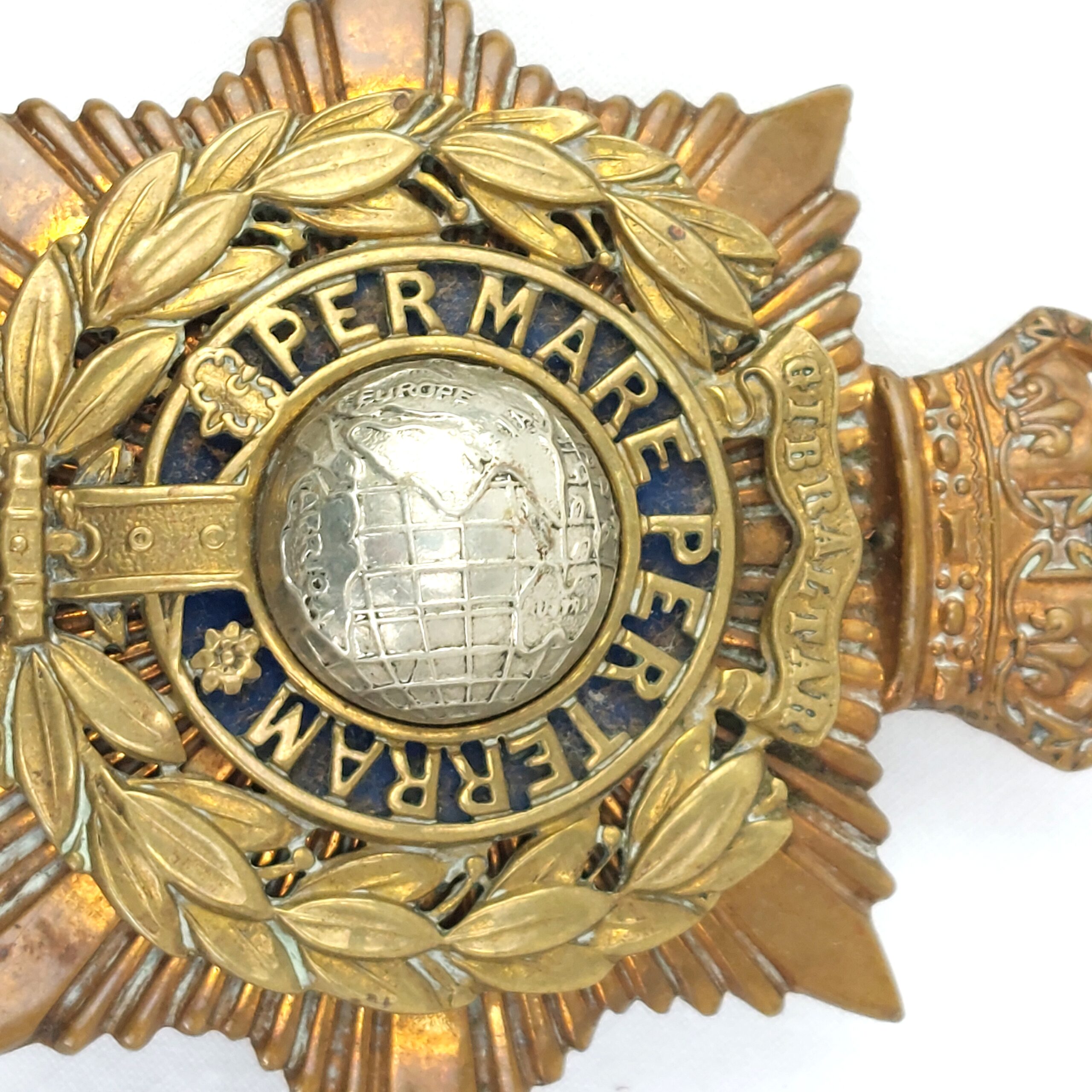 British, Royal Marine, Officers Helmet Plate, c1905-52 - Image 3