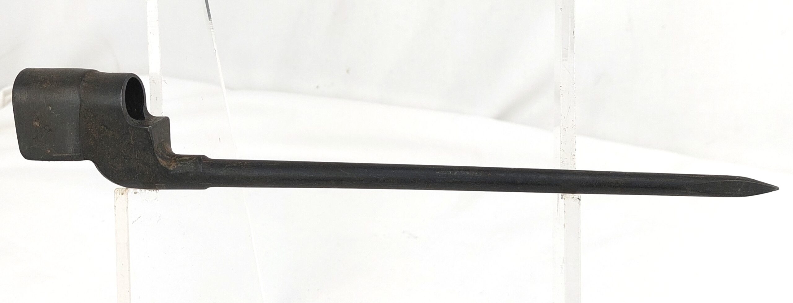 British, WW2, 1943, No 4 Mark II Spike Bayonet, by Singer Manufacturing Co., Clydebank, Scotland