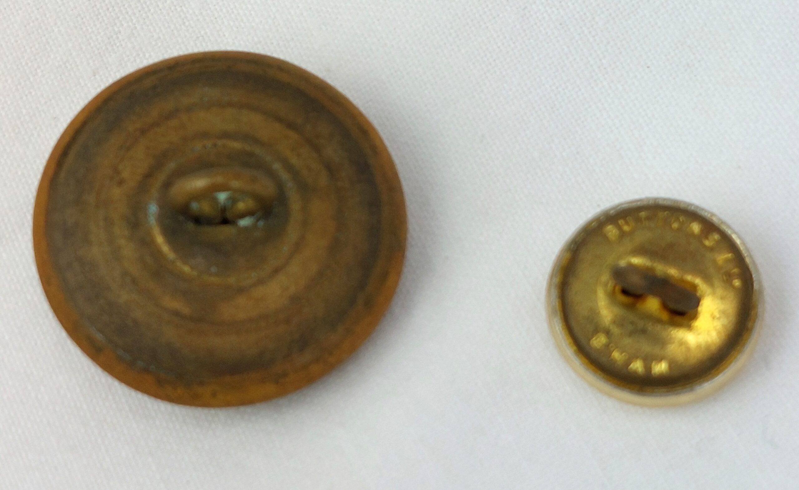 British, WW2, Two, Royal Corps of Signals, RCOS, Tunic Buttons, 25mm and 14mm - Image 2