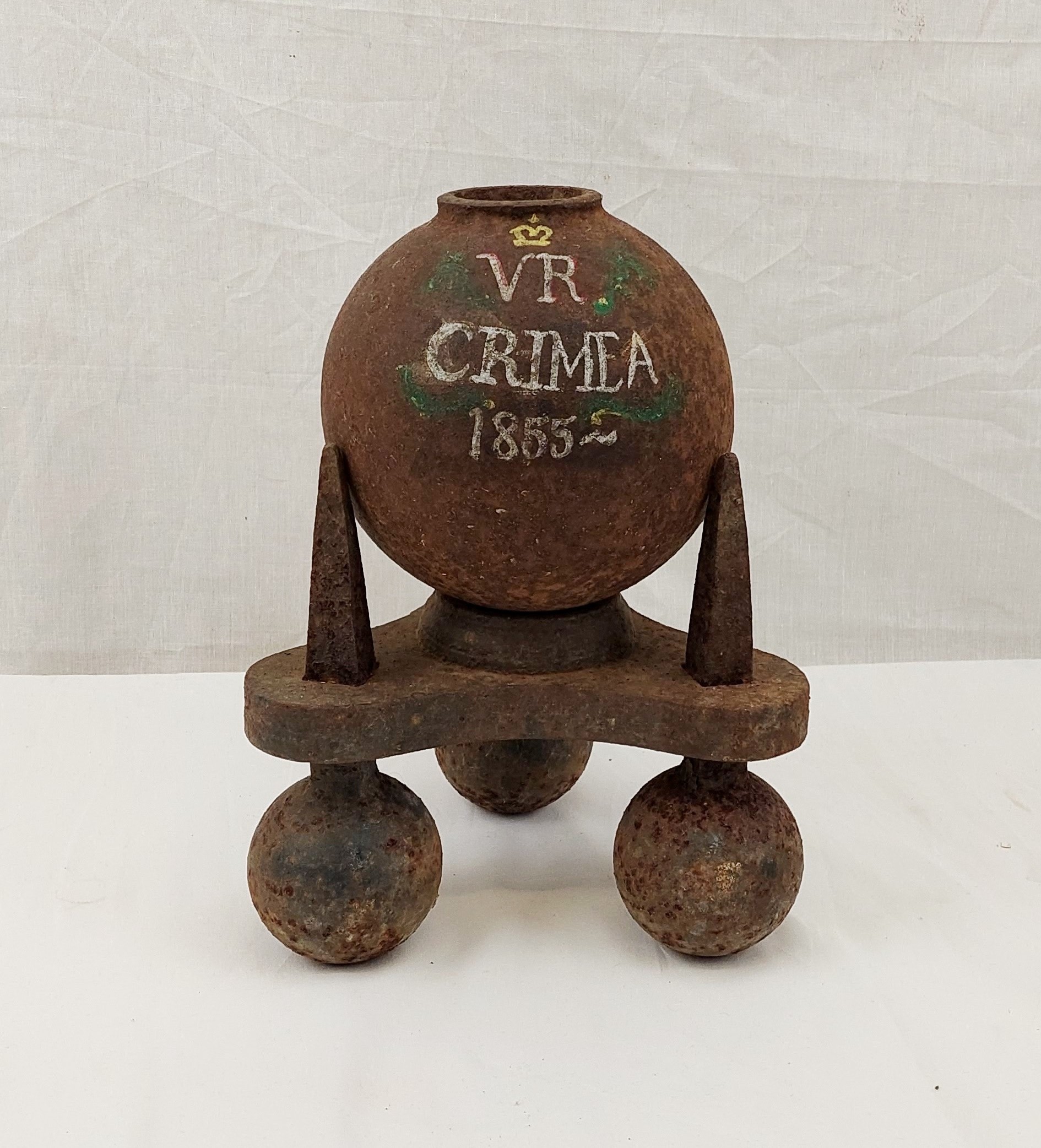 Crimean War Cannon Ball Display
