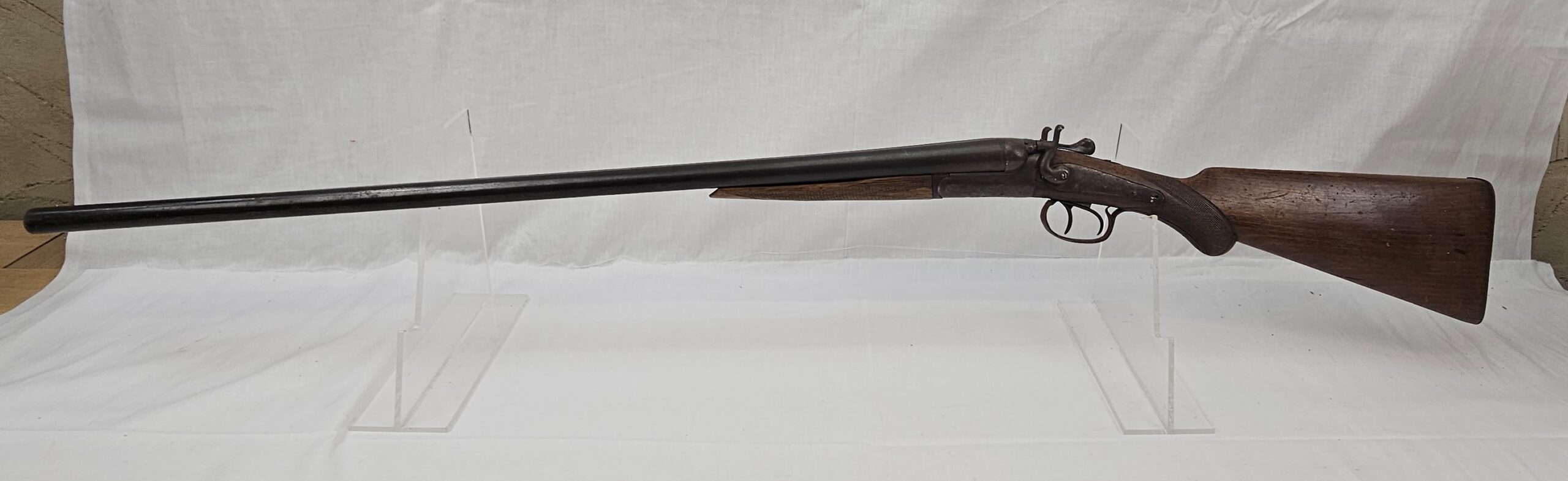 Deactivated Percussion Double Barrelled Shotgun